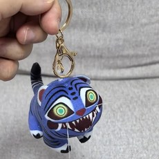 호랑이키링 케이팝 데몬 헌터스 더피 인형 키링, 1개