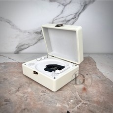 狄倫思 懷舊皮箱式CD播放器 藍芽【台灣實體店家】, 奶油白_皮箱式_SG1900, 奶油白, SG1900