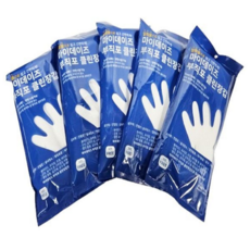 다용도 청소 장갑 간편 틈새 기름때 주방 청소 장갑 싱크대 버리는 카페트 부직포 손가락 일회용 에어컨