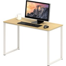 SHW 미션 40인치 오피스 컴퓨터 책상 메이플, Oak, 32-Inch