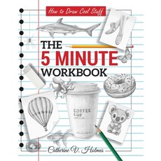 (영문도서) How to Draw Cool Stuff: The 5 Minute Workbook Paperback, Library Tales Publishing, English, 9798894410074