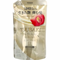 동백(TSUBAKI) 프리미엄 볼륨 & 리페어 샴푸 300mL (리필용)