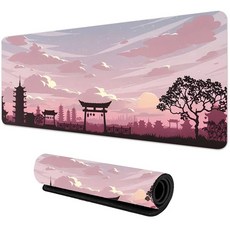 벚꽃 논슬립 마우스패드 e스포츠 사무용품 400*900*2MM, 1개, 스타일 5 1개, 스타일 5