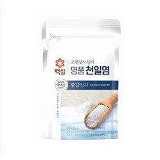 원하프천일염(중간입자)500g백설, 500g, 1개