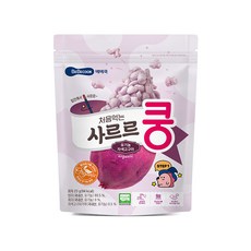 베베쿡 유아용 처음먹는 사르르쿵 과자, 자색고구마, 23g, 1개