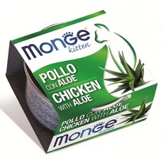 毛怪部落 MONGE 瑪恩吉 優鮮蔬果養生湯罐 貓罐頭 湯罐 水果湯罐 寵物食品 80g, 雞肉，鮪魚