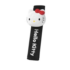 러블리 자동차 벨트 커버 차량꾸미기 DIY, 헬로키티(Hello Kitty)_블랙, 1개