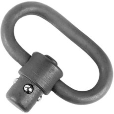 Blue Force Gear 푸시 버튼 슬링 회전 - 가공 스틸 슬링 부착 하드웨어 - 3.2cm(1.25인치)