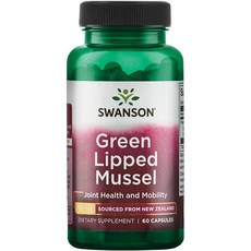 스완슨 뉴질랜드 그린 립드 머슬 500mg 60캡슐, 상품 상세페이지 참조, 1개
