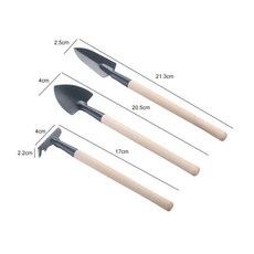 伊代企業社 園藝工具三件組 小鏟小耙鬆土工具, 1個, 小號三件套