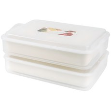 Easy & Free 托盤托盤 3.5L 套裝, 1組, 盒身 2入+瀝水籃 2入+盒蓋 2入