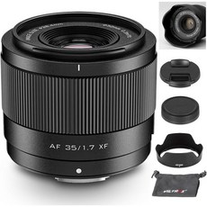 빌트록스 35mm F1.7 XF 마운트 렌즈 대구경 APS-C STM 자동 초점 단초점 후지필름 후지 XF-마운트 X-E4 X-H1 X-Pro3 X-S10 X-T4 X-T10, 1개