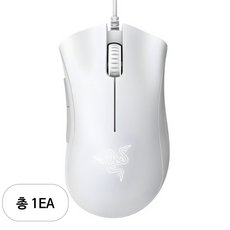 레이저 DeathAdder Essential 유선마우스 RZ01-0385, 화이트