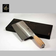 臻 高級廚具 三合鋼系列 中式菜刀-小剁刀(橡木柄) SC829-4CS(OAK), 1個