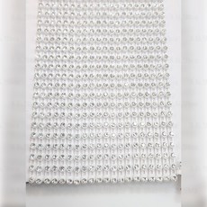 줄캡보석/줄비즈크리스탈 신발악세서리 의류부자재 옷악세서리 10야드 3.8mm
