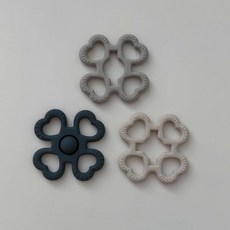 엔밀리밀리 플로링 변신 치발기 세트 구강기 신생아 이앓이 실리콘 치아발육기 아기 치발기 추천, 1개, 블루베리, 플로링 1세트