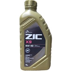 ZIC 지크 X9 5W40 1L 엔진오일, 1개