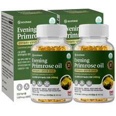 감마리놀렌산 달맞이꽃 종자유 오일 Evening Primrose Oil, 2개, 300정