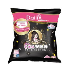 Dailix 愛麗絲 超柔軟褲型衛生棉 M-XL 尺寸 2片裝 量大夜用/孕婦產婦適用, 1個, 抑菌安睡褲*1包(無贈品), 2片, 中大型