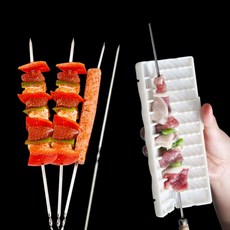 쇠꼬챙이 양꼬치꼬챙이, 2-스텐꼬지10P-33cm, 1개