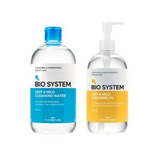 프럼네이처 바이오 시스템 저자극 딥 클렌징 오일 & 워터, 1세트
