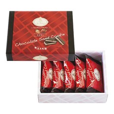 Fubian 甘王草莓巧克力夾心餅乾 5包入, 1個