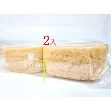 carpower 輕巧型 蜂巢洗車綿 2入 5公分, 1個