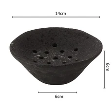 세라믹 꽃꽂이 연꽃 뿌리 수경 액세서리 굵은 점토 그릇 테라리움 홈 데코, 03 D, 1개