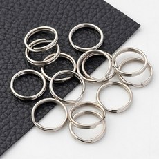 열쇠고리 링 5mm 열쇠고리부자재 자동차열쇠고리 및 인형열쇠고리 포함, 백개입 X1봉