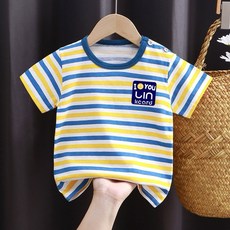 萱寶媽咪baby童裝館 韓版兒童夏季 男童女童休閒印花上衣