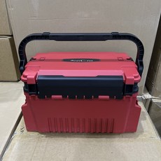 Duobi多筆 多功能路亞釣箱手提漁具箱，海釣筏釣箱，可坐人插桿工具箱，客製化LOGO, 大號紅色, 1個