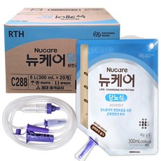 뉴케어 당뇨식 RTH 당뇨환자 균형영양식 ( 주입세트20개), 20개, 300ml