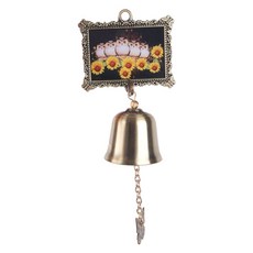 해바라기 7송이 오형제 부엉이 문 종 도어벨 문종 다용도 돈들어오는 액자 그림 dew+397DM, FREE