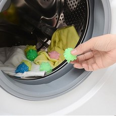 찌든때 엉킴방지 세탁볼10p 세탁공 세탁먼지제거 클린볼 빨래볼 세척볼 얼룩제거 세탁공 찌든때제거 세탁용, 1개, 세탁볼 10p