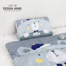디자인엔 알러지케어 허니베어 아동메모리폼베개, 그레이:40x25, 색상