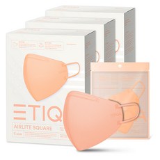 에티카 에어라이트 스퀘어 피치코랄 소형 10매입X3개 개별포장 컬러마스크, 3개, 10매입