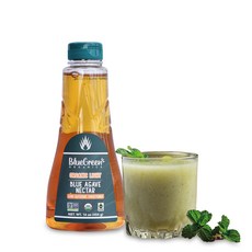 블루 그린 오가닉스 아가베 시럽 프리 비건 저탄수화물 유기농 감미료 케 Blue Green Agave Organic Nectar Light Blue 16 Ounc, 16온스(1팩), 1개