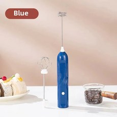 중국에서 도매 크리 에이 티브 계란 비터 다기능 커피 우유 Frother 무선 전기 계란 비터 가전 제품, 충전식 계란 털, 2 세대 다크 블루