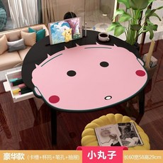 床上小桌子可摺疊書桌臥室坐地毯上可愛可攜式摺疊桌電腦書桌懶人, 精緻款大號大熊貓