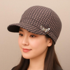 더토토리 C36 중년여성 토트 팔각모 헌팅캡 봄가을