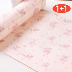1+1 북유럽 감성 서랍매트 방수 데코시트 3M 롤형, 2개, 플라워