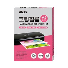 아모스] 기계 코팅지A4 100매, 1개, A4