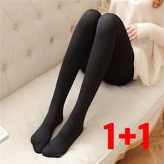 스노우핏팅 기모 레깅스 스타킹 1+1