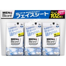 맨즈 비오레 페이스 바디 냉감 시트, 1개