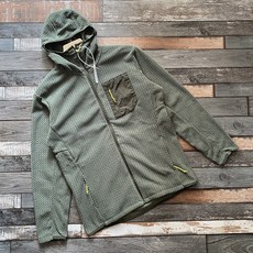 남성용 아웃도어 플리스 재킷 속건 지퍼 후드 스웨트셔츠 코트 캐주얼 스타일 폴리에스터 섬유, 2엑스라지, 카키