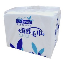 薇霓兒美容毛巾50片裝，一次性洗臉巾，乾濕兩用潔膚巾，旅行美容必備, 1個, 平面 50pcs/包(店取最多8包), 白色