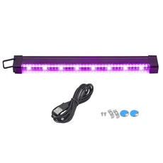 3가지 조명 모드가 있는 10W 블랙 라이트 튜브 휴일 파티 형광 태피스트리 UV USB LED 마그네틱, 01 1 PACK