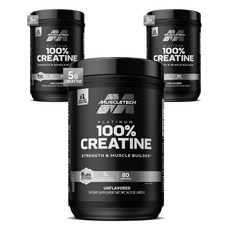 머슬테크 플래티넘 크레아틴, 400g, 3개