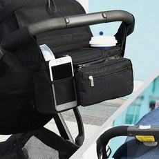 셀팃 유모차 포켓 가방 유모차소품가방, 블랙