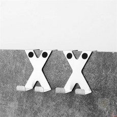 둘스토어 양면 도어걸이 문행거, 다크브라운, 1개